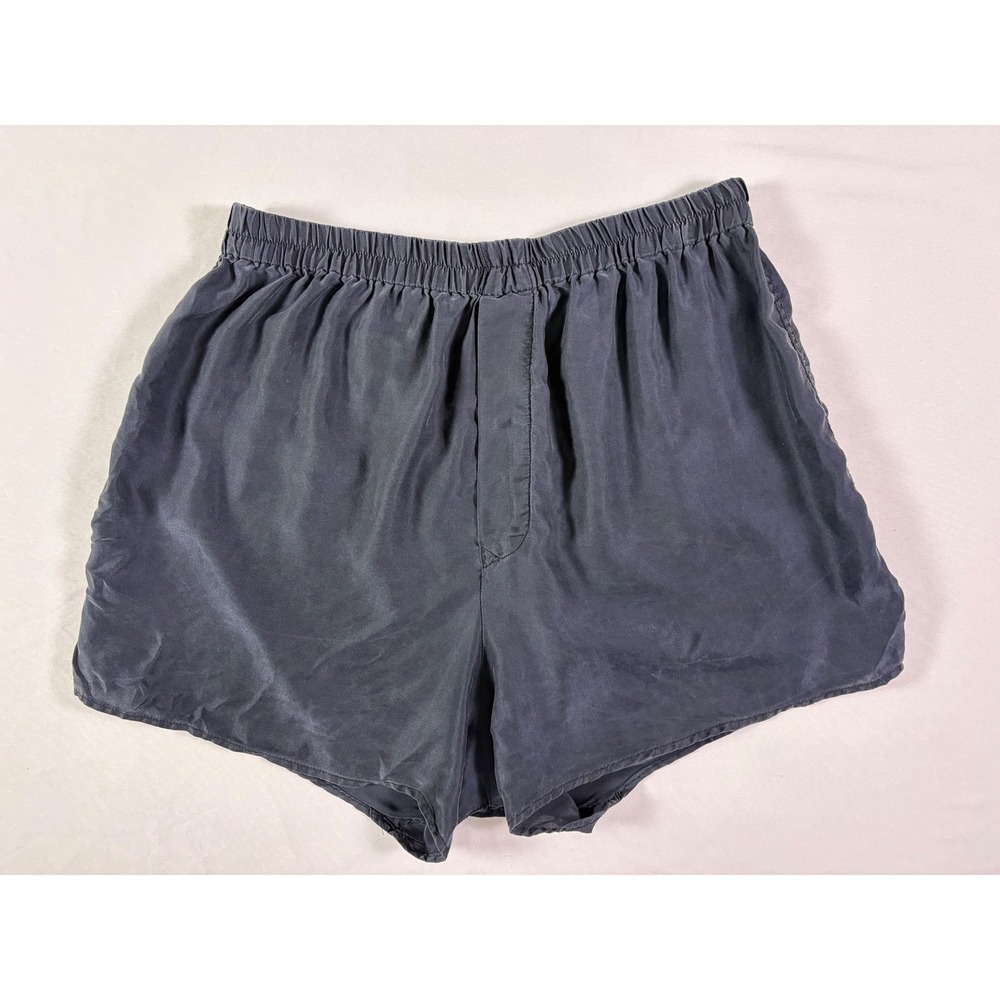 Vintage Addiction Silk Tap Shorts Women M High Waist 90s Lounge Lingerie Boxer